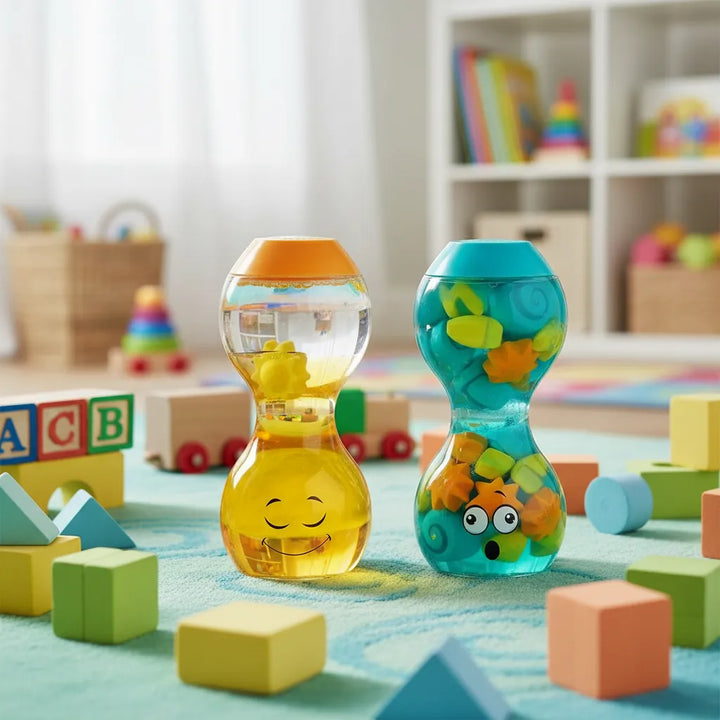 Juego Botellas Sensorial Emocional Para Niños