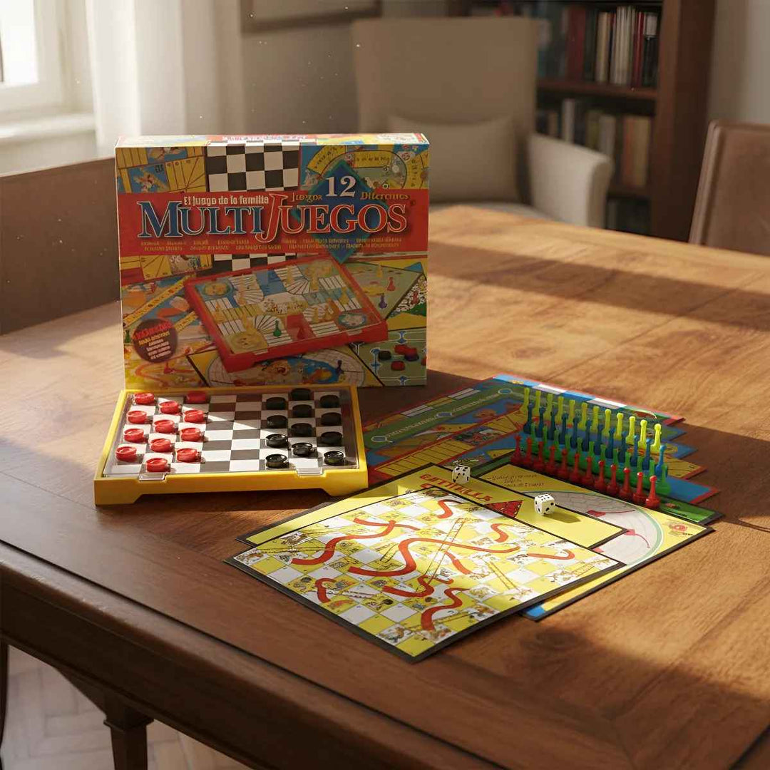Multijuegos 12 en 1 Juego De Mesa