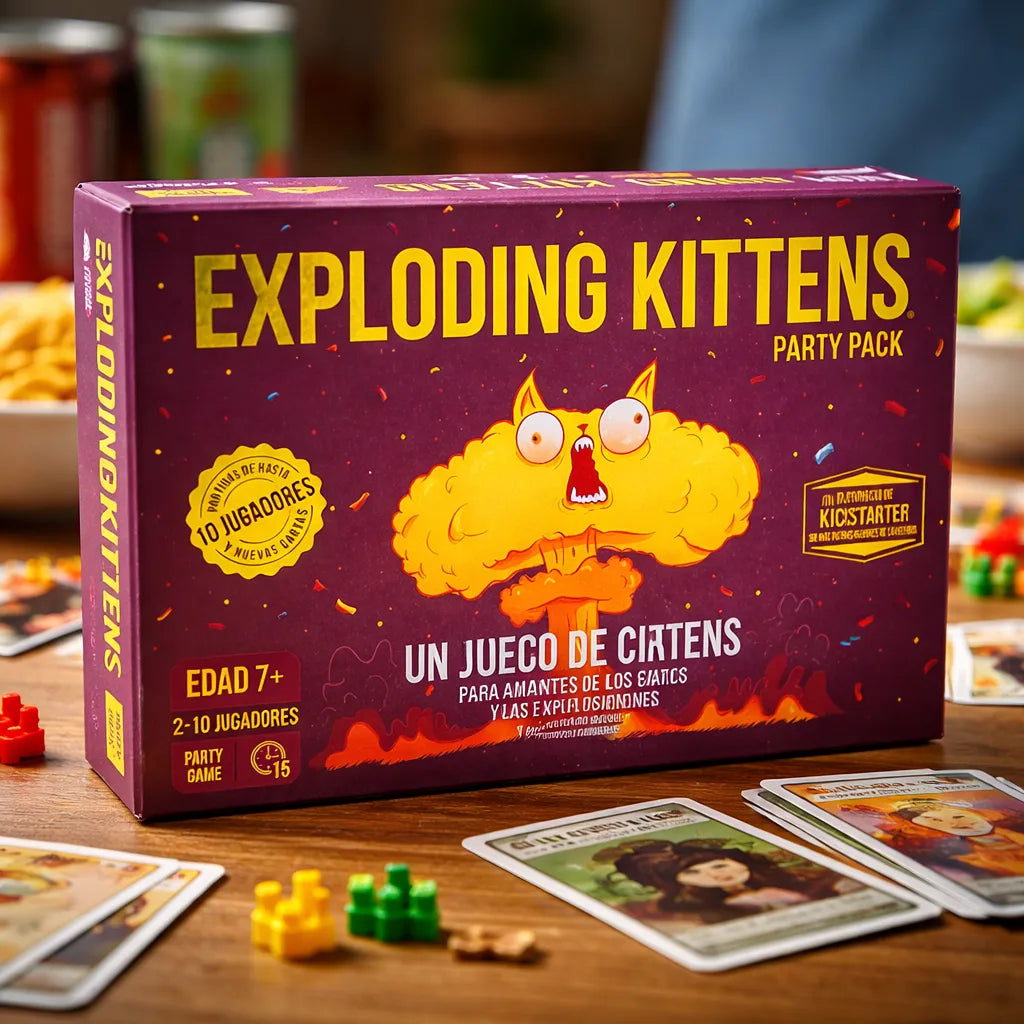 Juego De Mesa Exploding Kittens Party Pack Original Niños