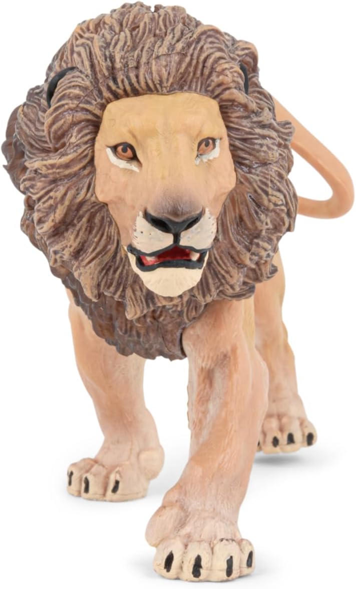 Figura León Africano Pintada A Mano papo