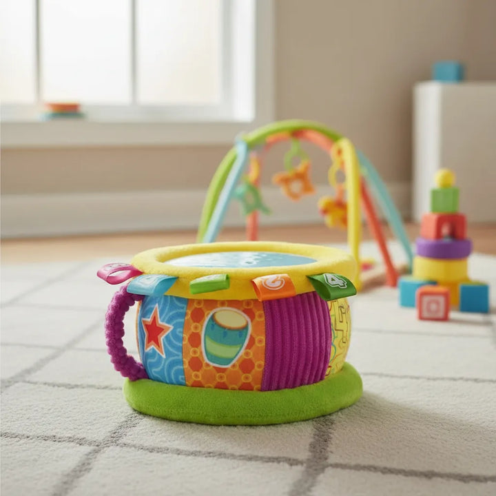 Juguete Tambor Bilingüe Luces Para Bebés