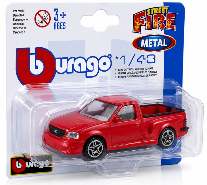 Carro A Escala 1/43 Ford Svt F-150 Lightning Rojo