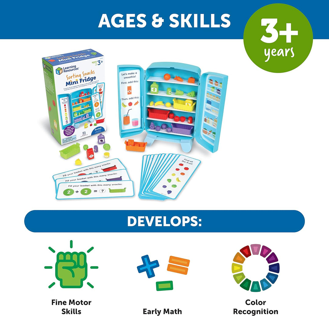 Juego Mini Nevera Clasificación Para Niños