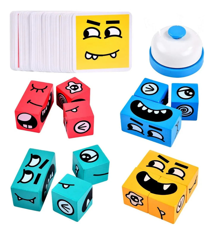 Juego Didáctico Caras Divertidas Para Niños