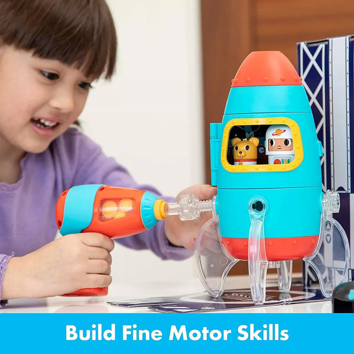 Juego Educativo Construcción Cohete Espacial Para Niños