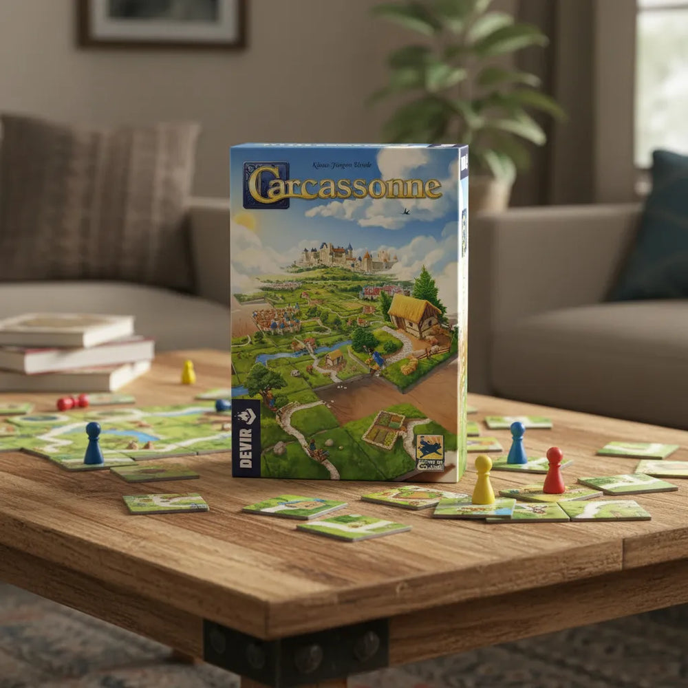 Juego de Mesa Carcassonne Adultos Ninos