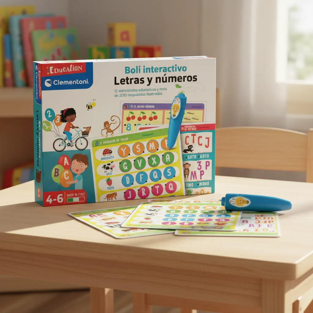 Libro Interactivo Lápiz Mágico Letras Y Números Para Niños