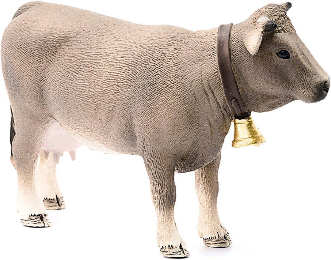 Figuras Animales Vaca Braunvieh Pintada A Mano