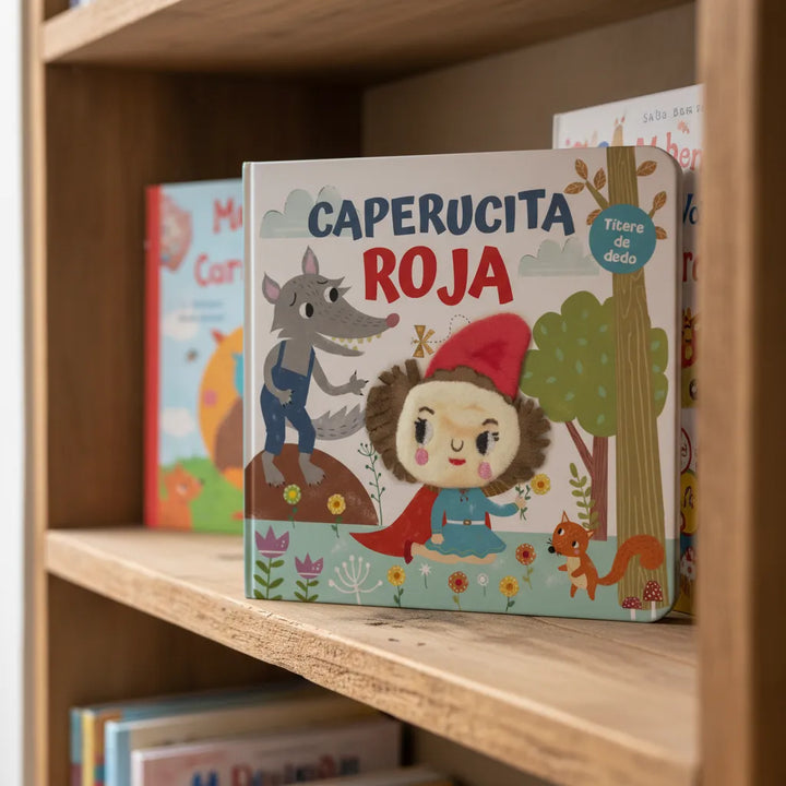 Libro Clásicos Caperucita Rojas Títere Niños