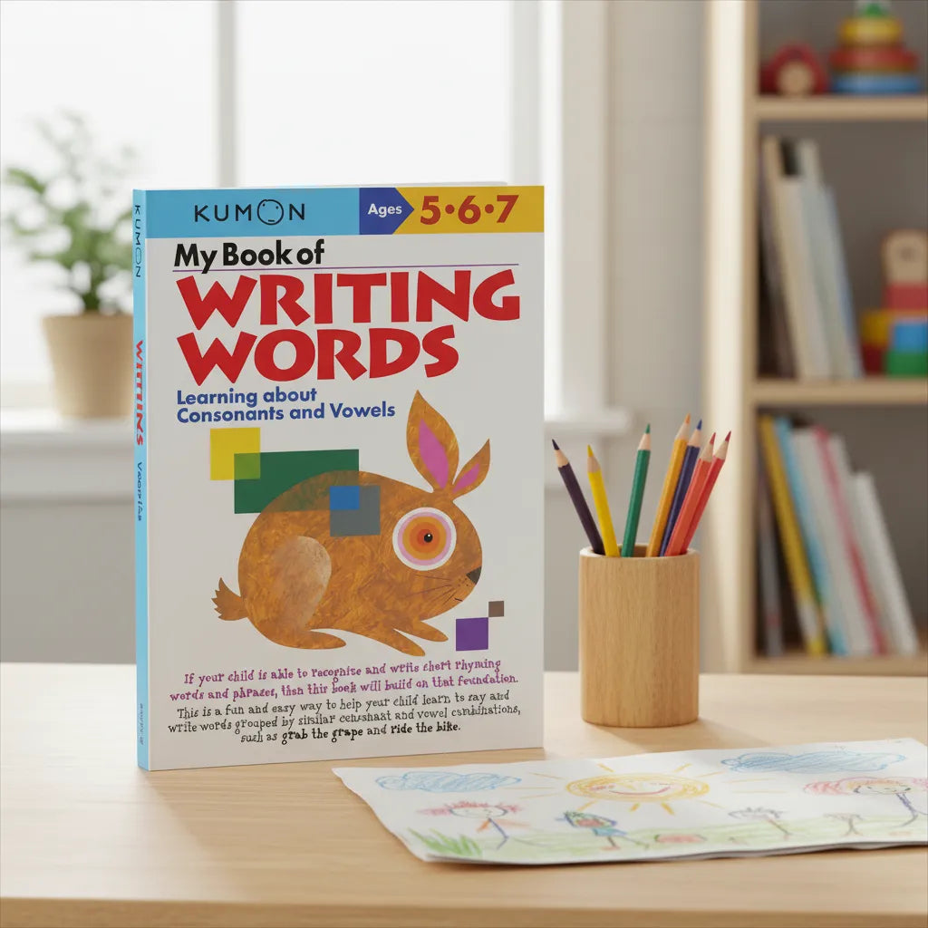 Libro Didáctico Kumon My Book Of Writing Words Niños