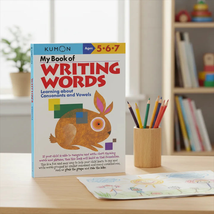 Libro Didáctico Kumon My Book Of Writing Words Niños