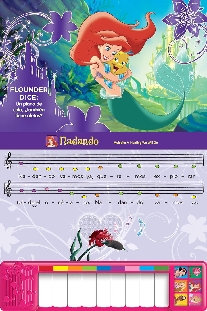 Libro Mi Primer Piano De Princesas Disney Para Niñas