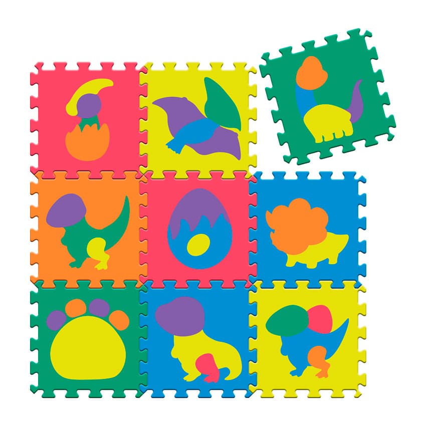 Tapetes Mágicos Dino estimulación para Bebes