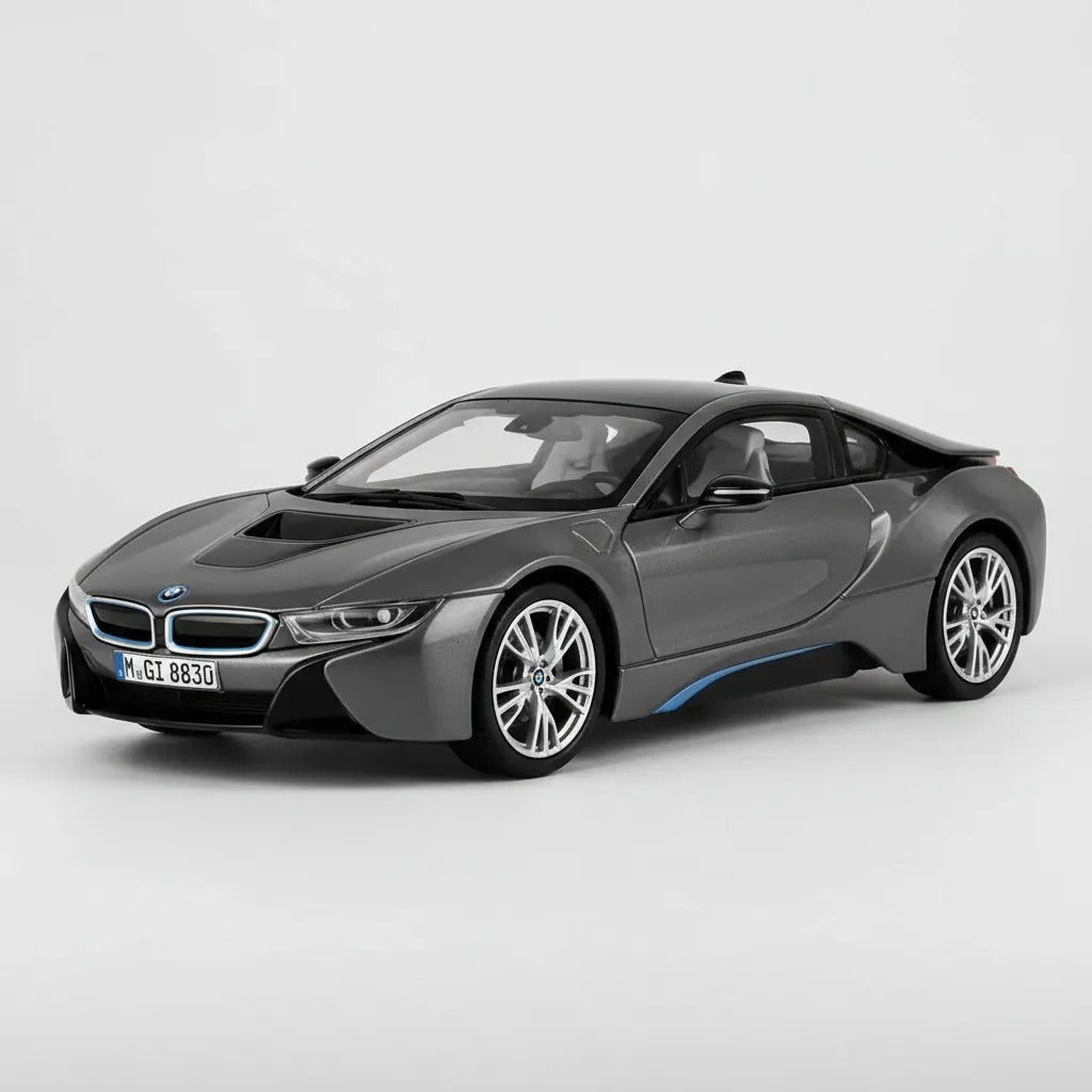 Carro Escala Coleccionable Bmw I8 Negro Niños