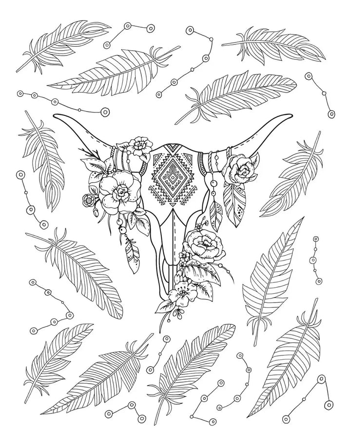 Libro Creativo Para Colorear Tu Propio Boho Niños