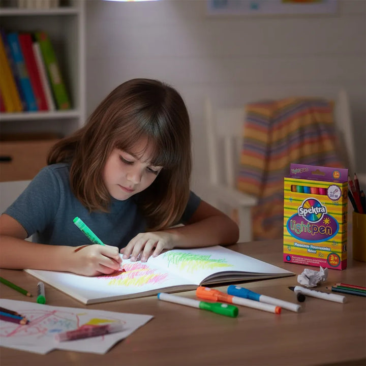 Marcadores con luz UV