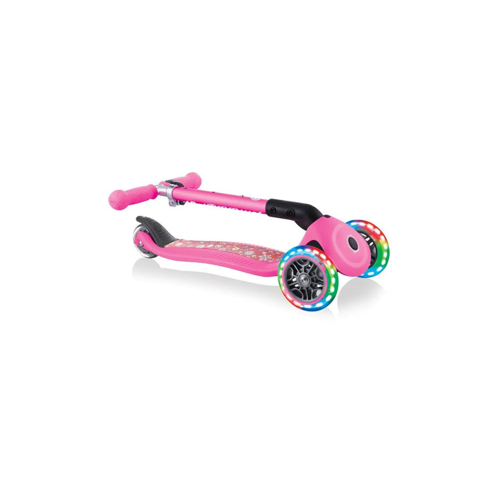 Patineta Con Luces Globber junior rosado Para Niños