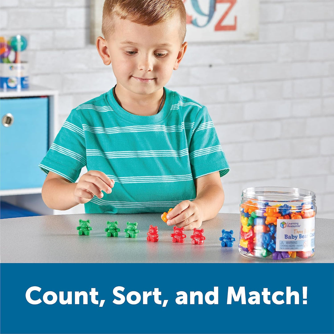 Set De Conteo Y Clasificación Ositos para niños