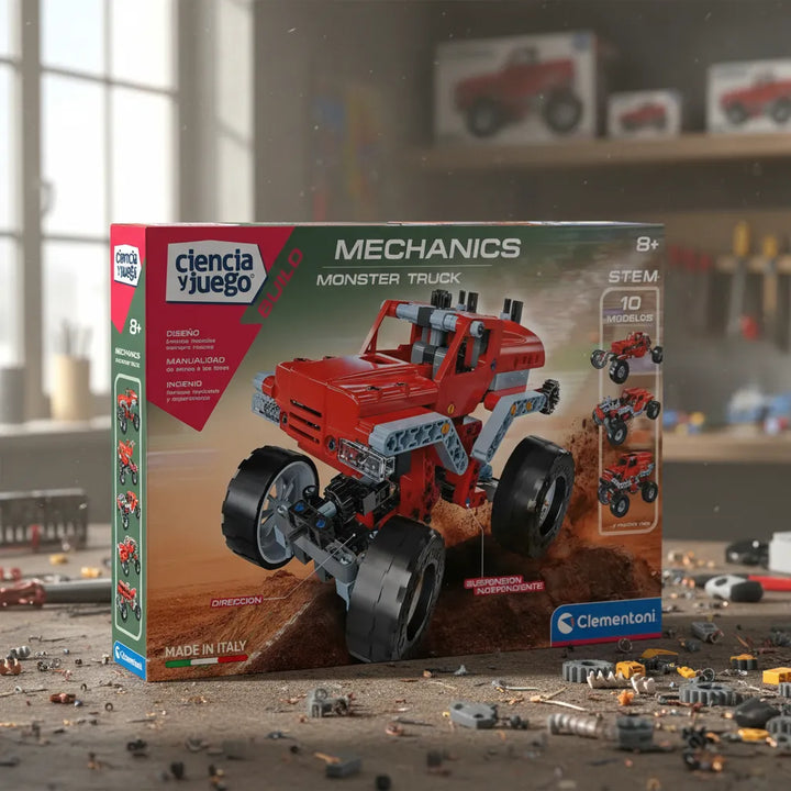 Juego Construcción Tipo Lego 10 Carros STEM Para Niños