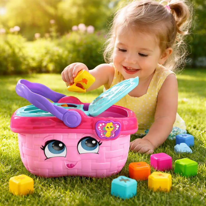 Juego Cesta De Picnic Formas Para Niños