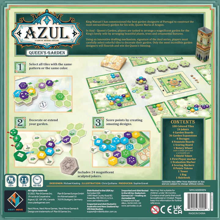 Juego De Mesa Azul Jardín De La Reina Para Niños Familiar
