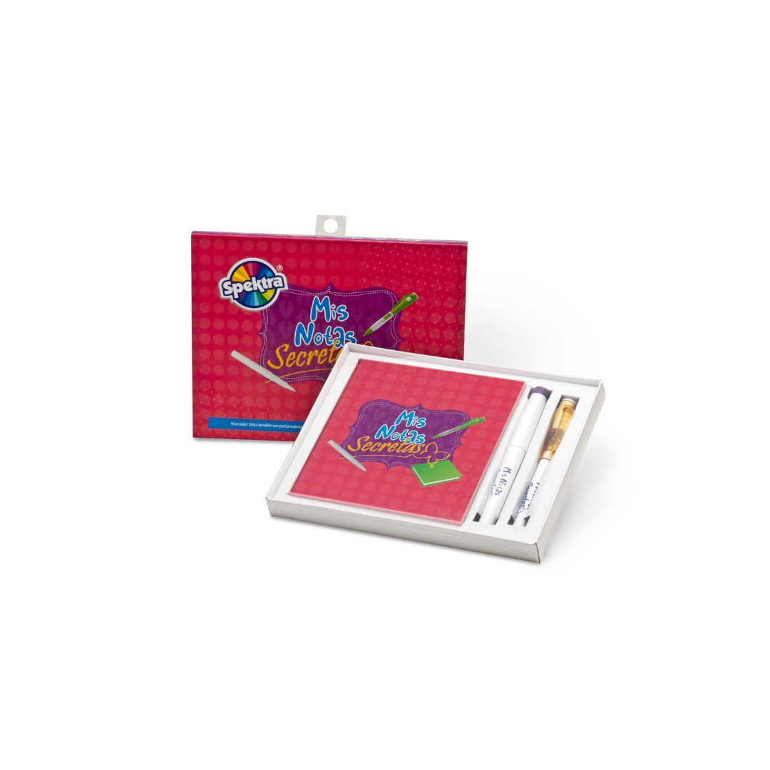 Cuaderno Notas Secretas Tinta Invisible Niños