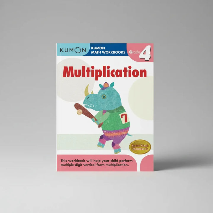 Libro Kumon Multiplication grade 4 Para Niños
