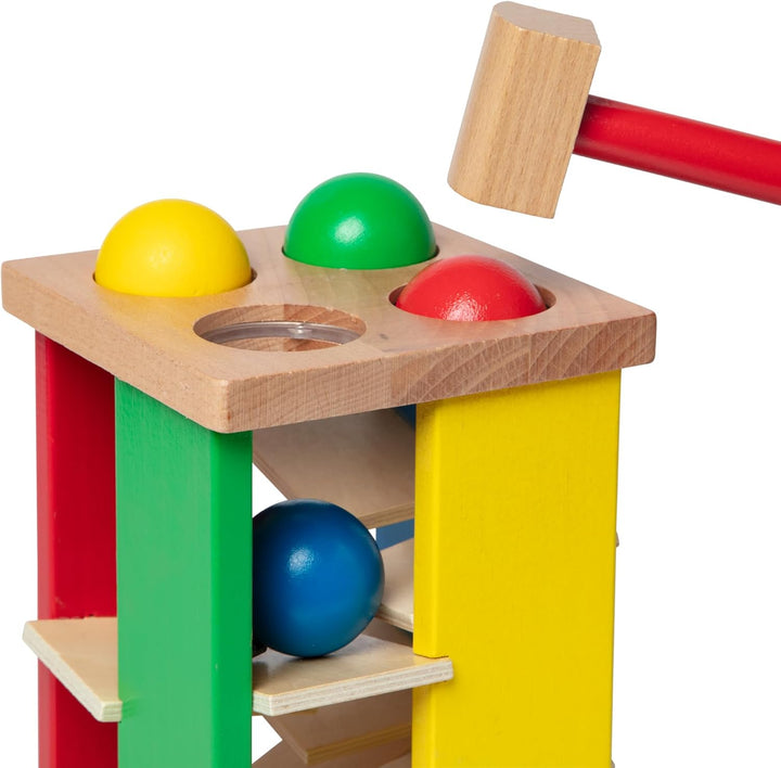 Juguete Torre De Madera Con Bolas Para Niños