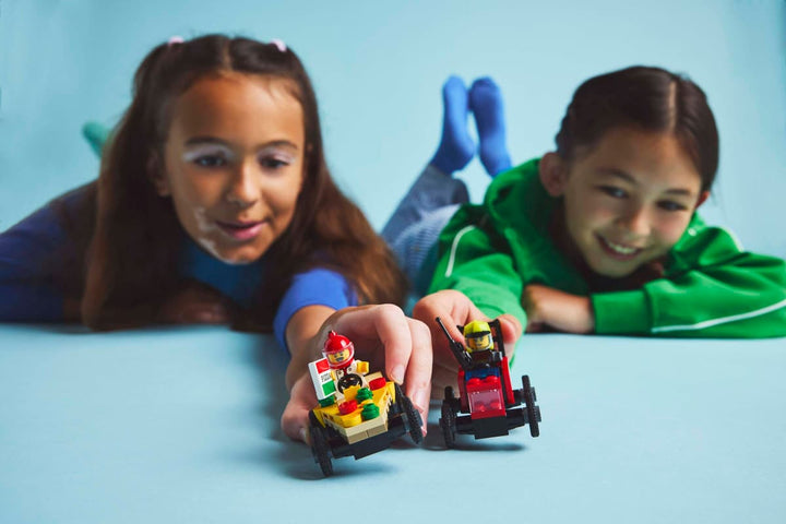 Juego Lego Original City Pizza Vs Camión De Bomberos Niños