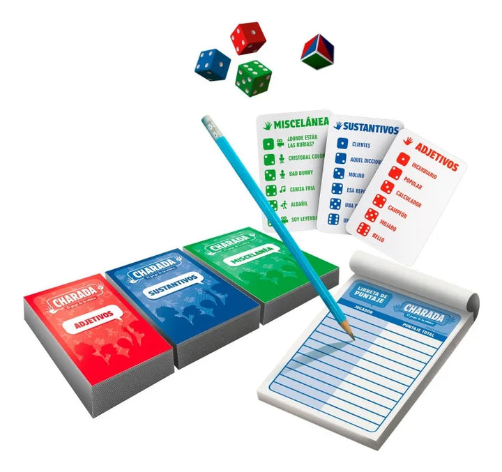 Juego de mesa Charadas Niños Y Adultos Ronda
