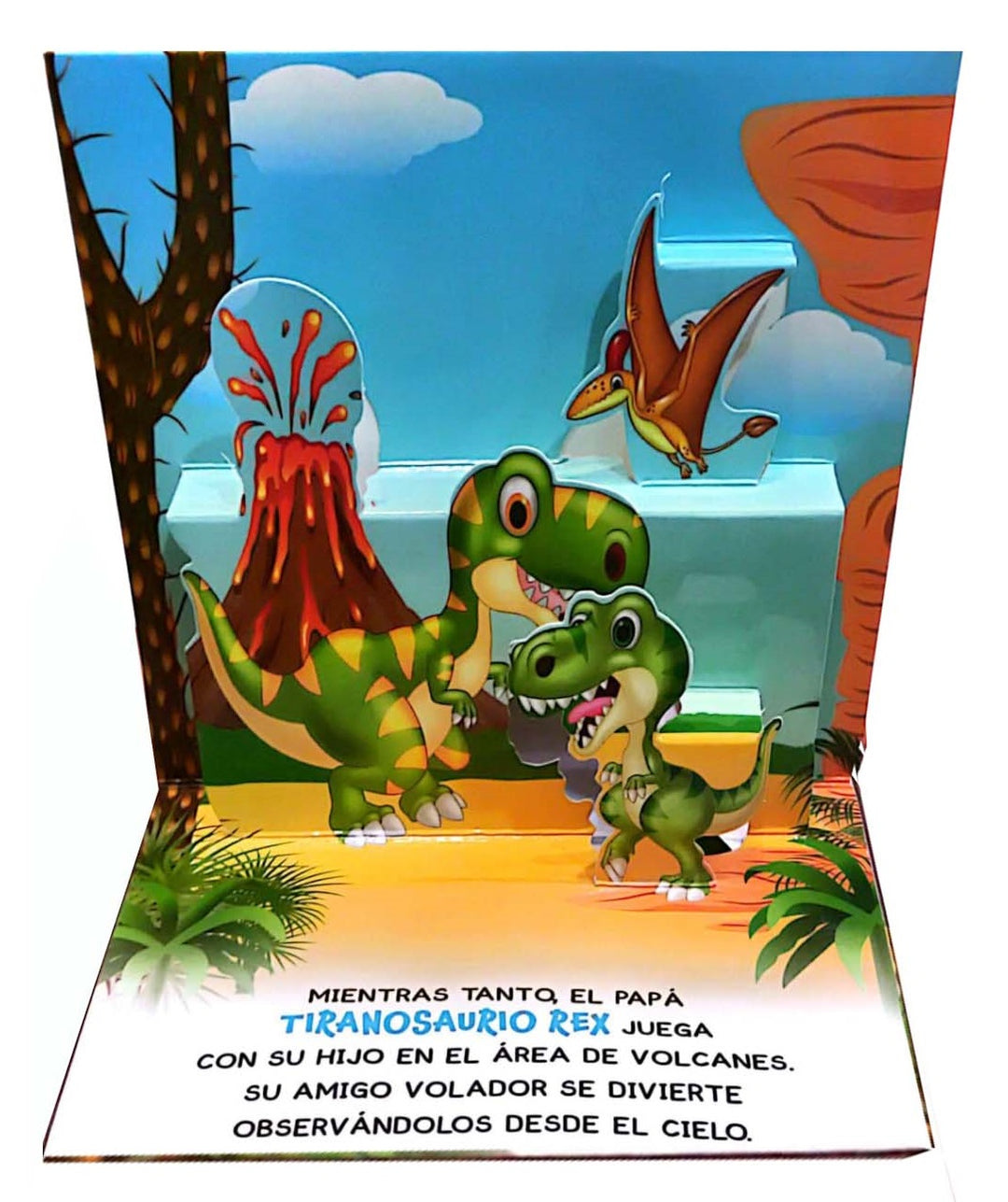 Libro Infantil Pop Up Dinosaurios Aventura Familiar