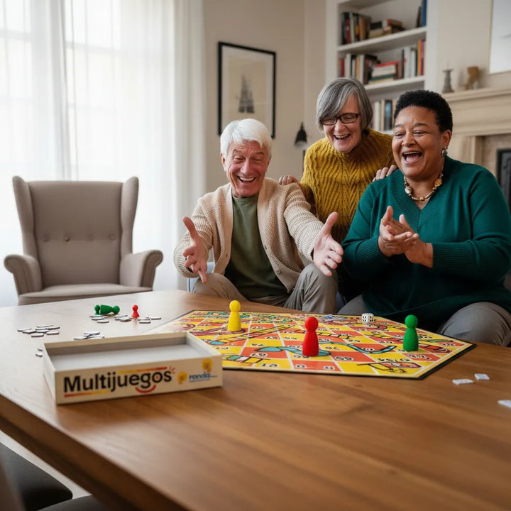 Juego De Mesa Multijuegos 4 En 1 Adultos Mayores