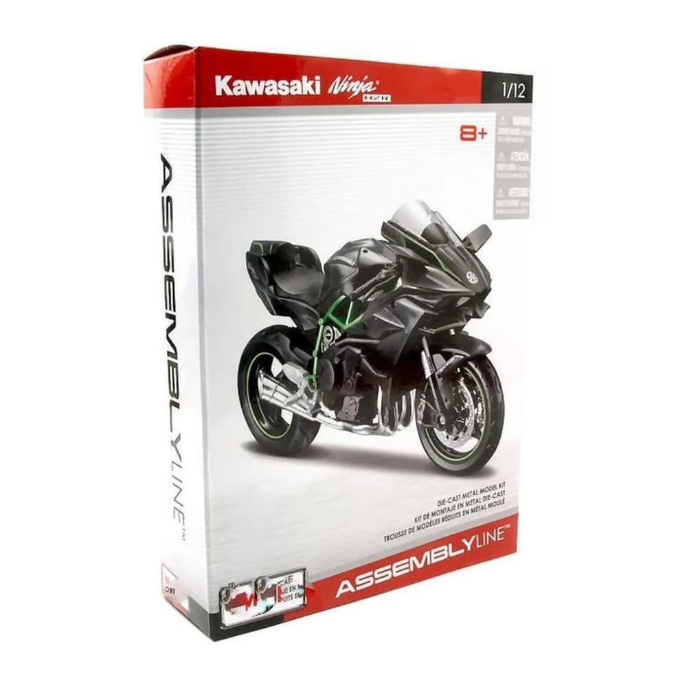 Moto A Escala Kawasaki Ninja Para Ensamblar