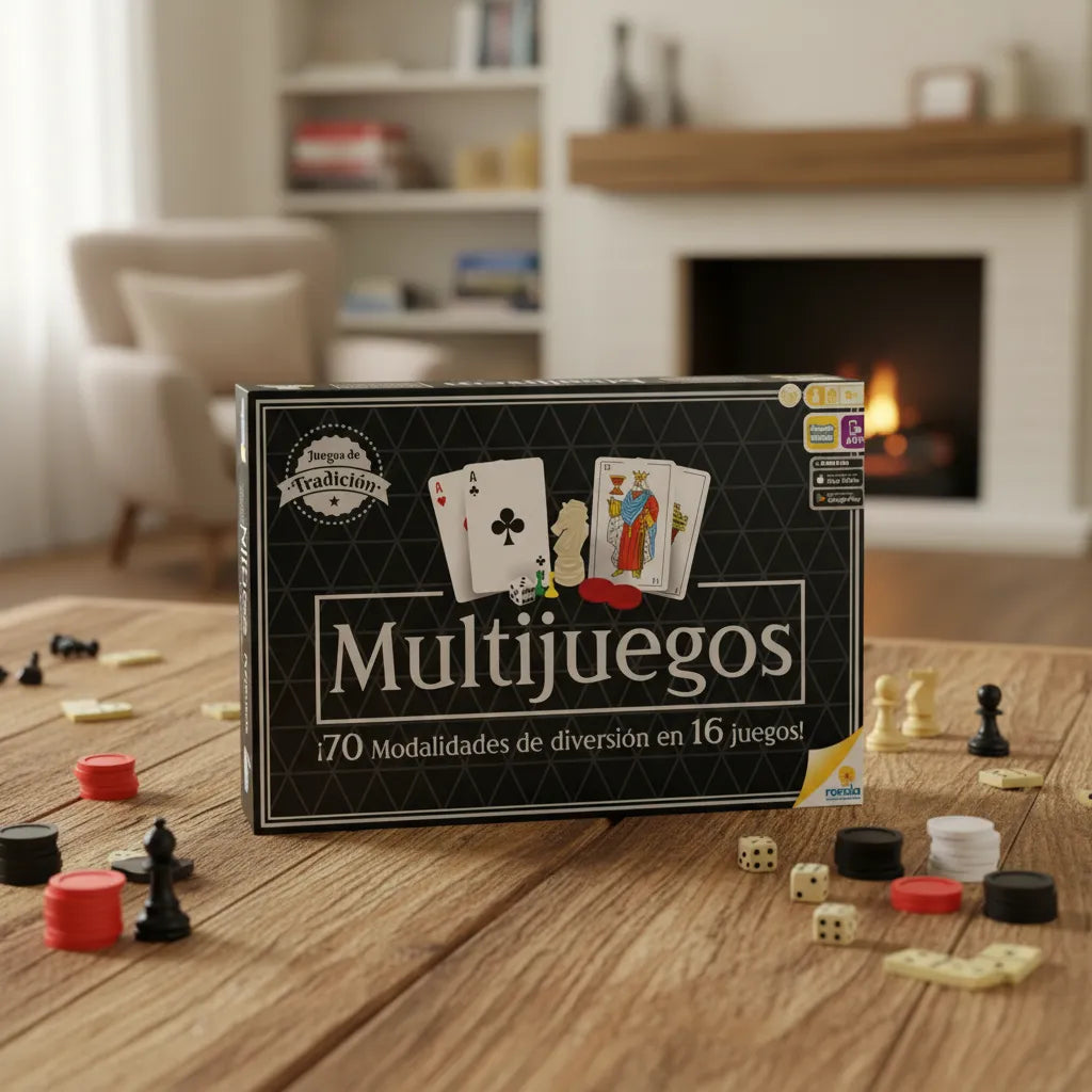 Juego De Mesa Multijuegos 16 Juegos Para Niños Familiar