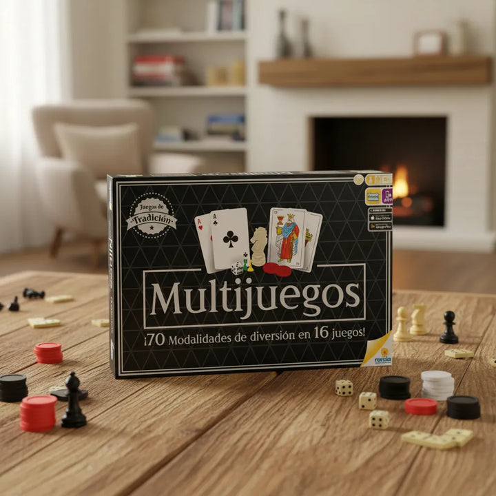 Juego De Mesa Multijuegos 16 Juegos Para Niños Familiar