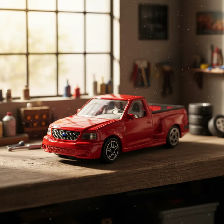 Carro A Escala 1/43 Ford Svt F-150 Lightning Rojo