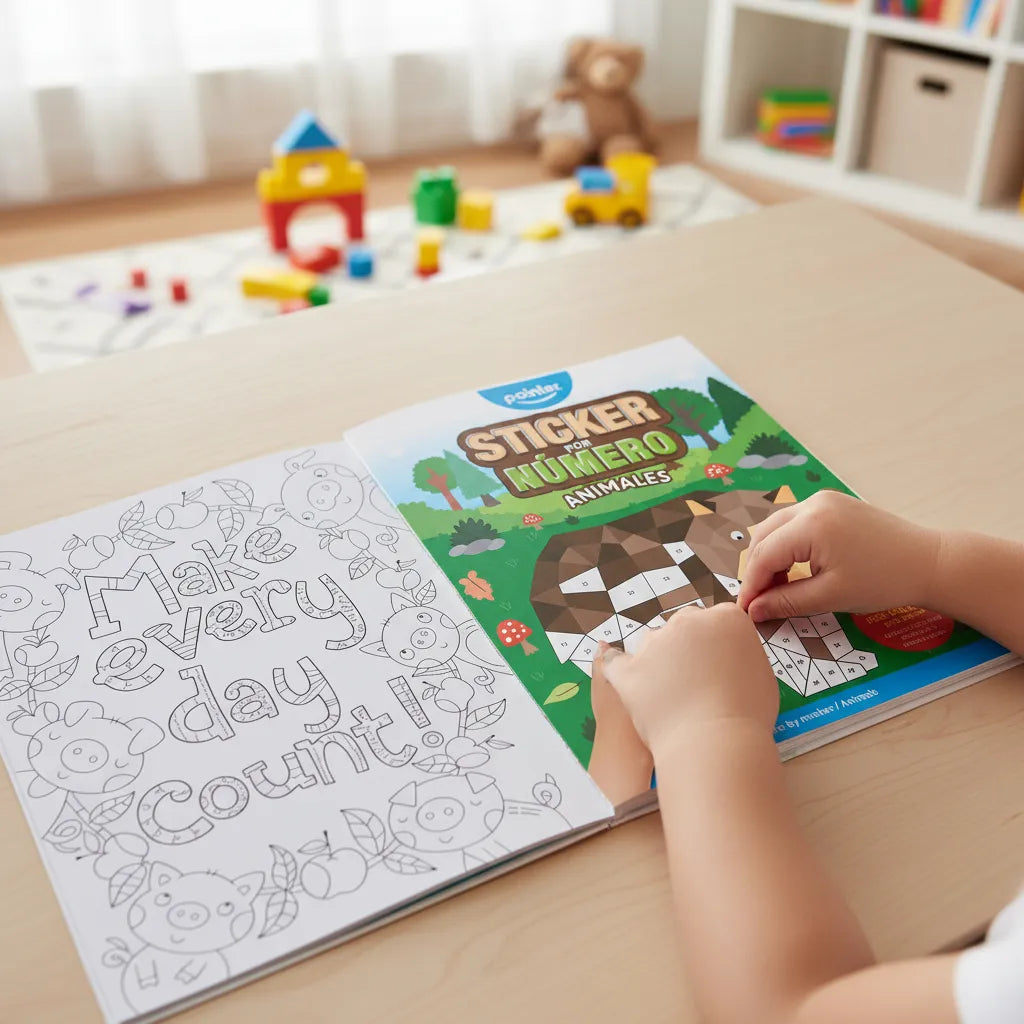Mi Primer Libro Para Colorear Con Stickers Animales