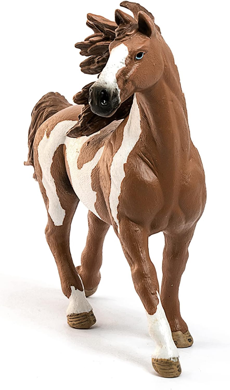 Figura Caballo Semental Pinto Pintada A Mano s