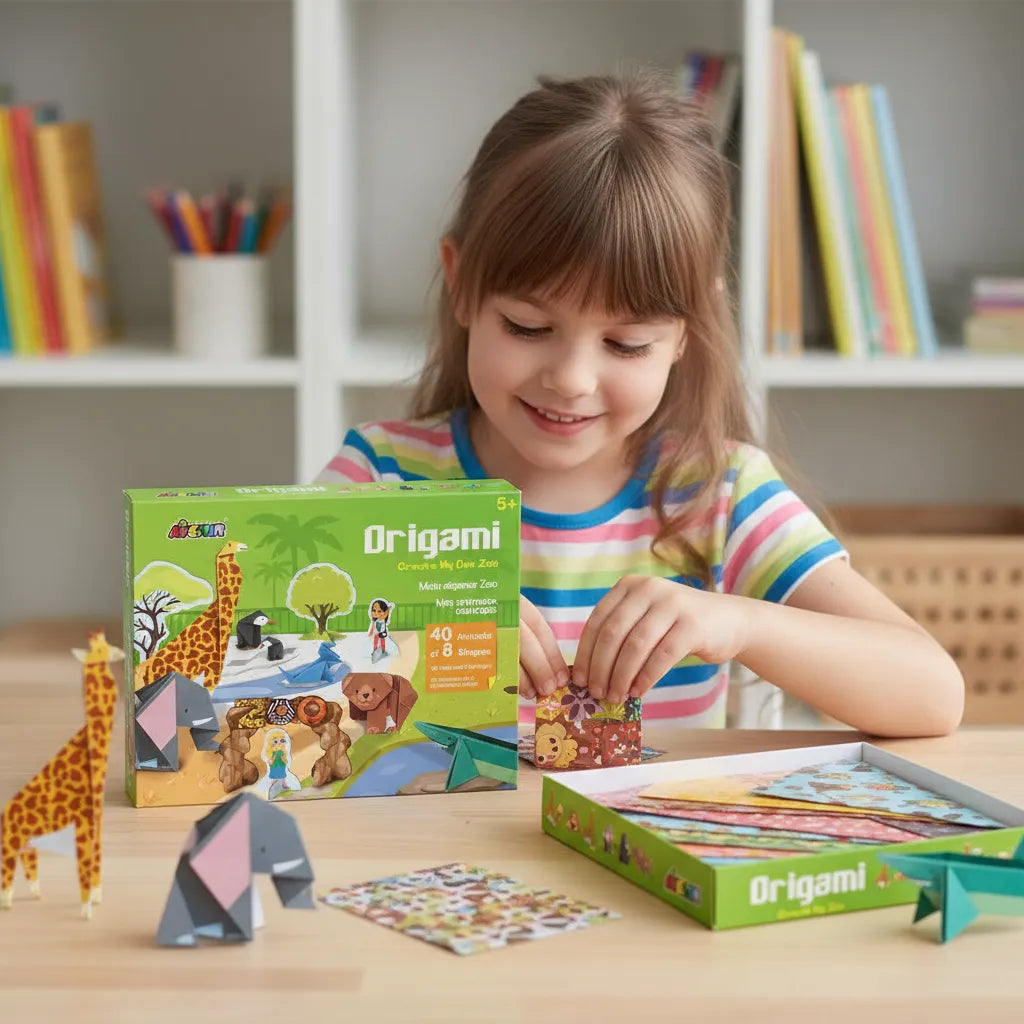 Set De Arte Y Manualidades Origami Animales