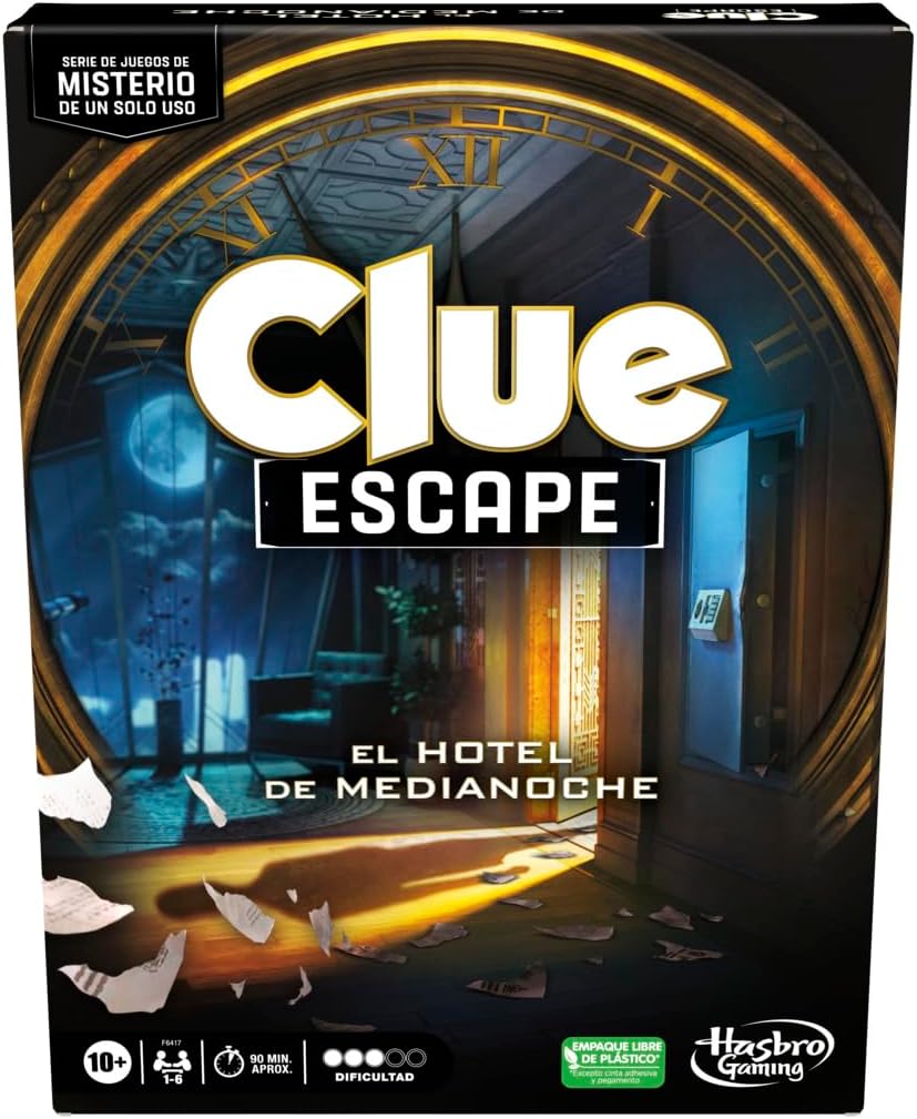 Juego De Mesa Clue Escape El Hotel De Medianoche  adultos
