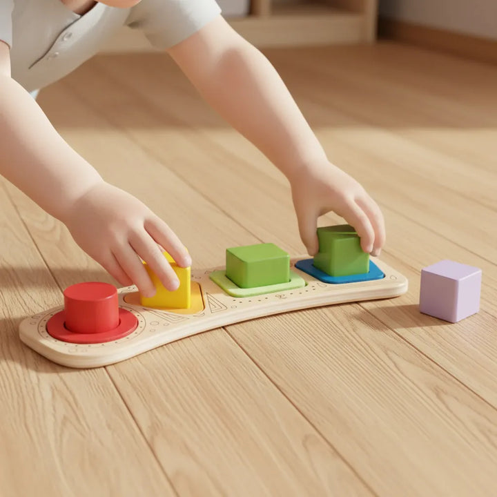 Juguete Didáctico Encaje De Formas Y Colores Para Niños