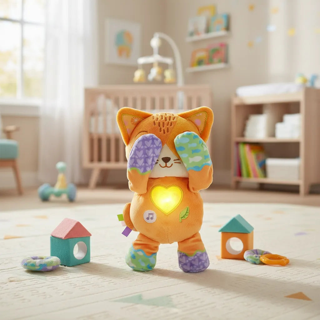 Juguete Gatito Sonidos Musical Para Bebés