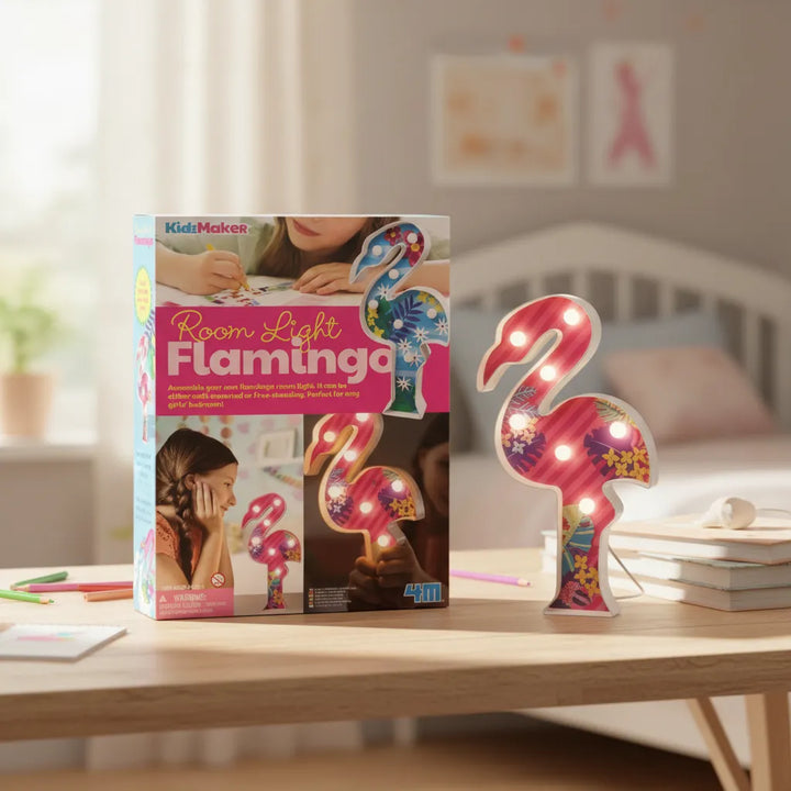 Lámpara de flamingo para decorar
