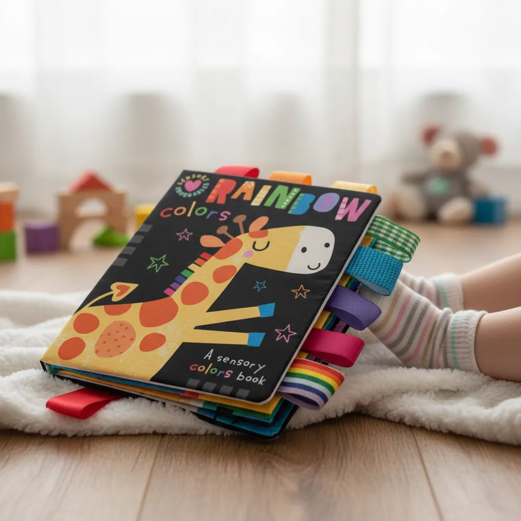 Libro Sensorial Colores Del Arcoiris