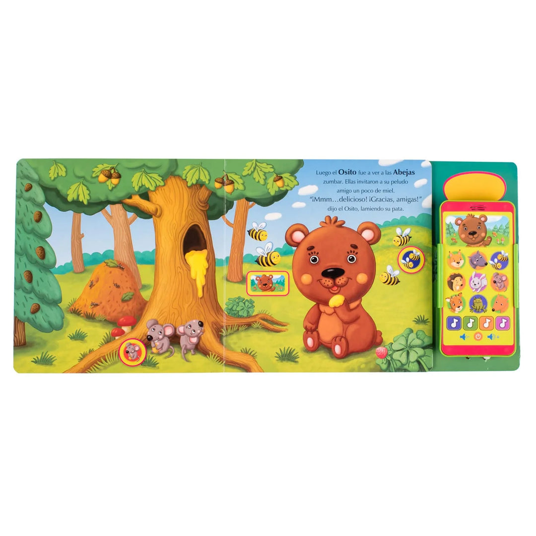 Libro Infantil Interactivo Amigos Del Bosque niños