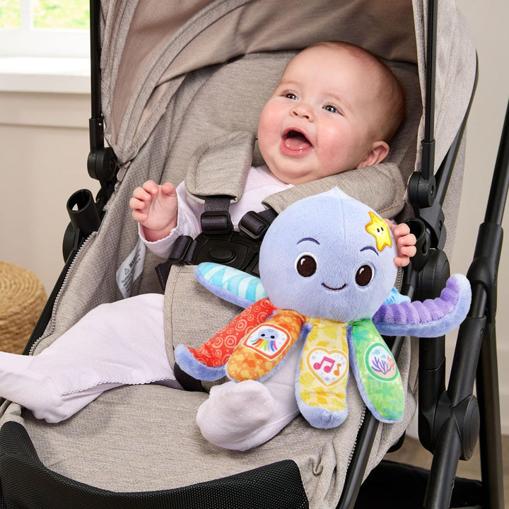 Juguete Peluche Pulpo Con Sonidos Para Bebés