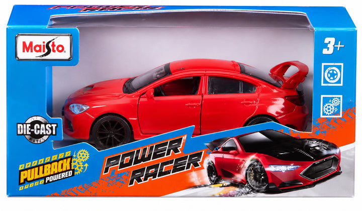 Carro Coleccionable A Escala 1:36 Subaru Wrx Sri 2017 Rojo