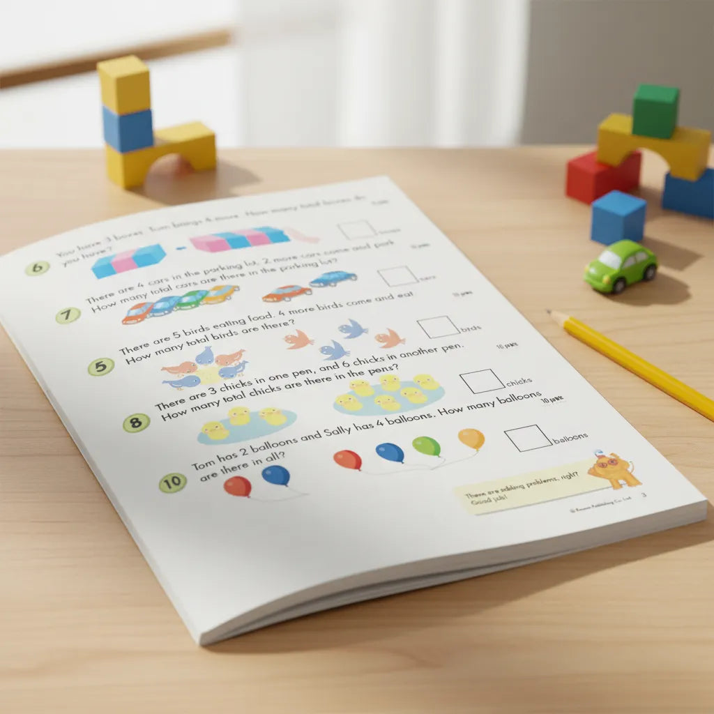 Libro Didáctico Kumon Grade 1 Word Problems Para Niños