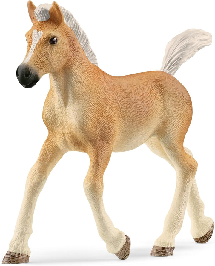Figura Coleccionable Potro Haflinger Pintada A Mano