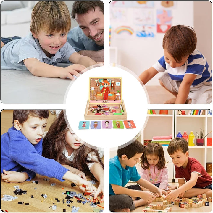 Juego Educativo Vestimenta Magnética  Niños